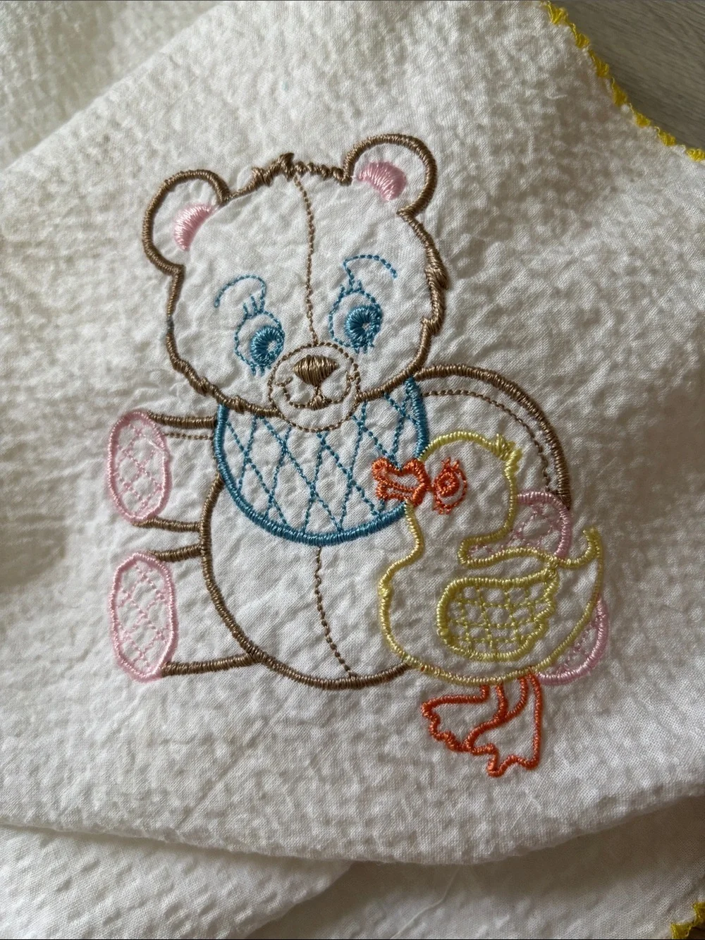 Vintage nursing cloth and bibs
